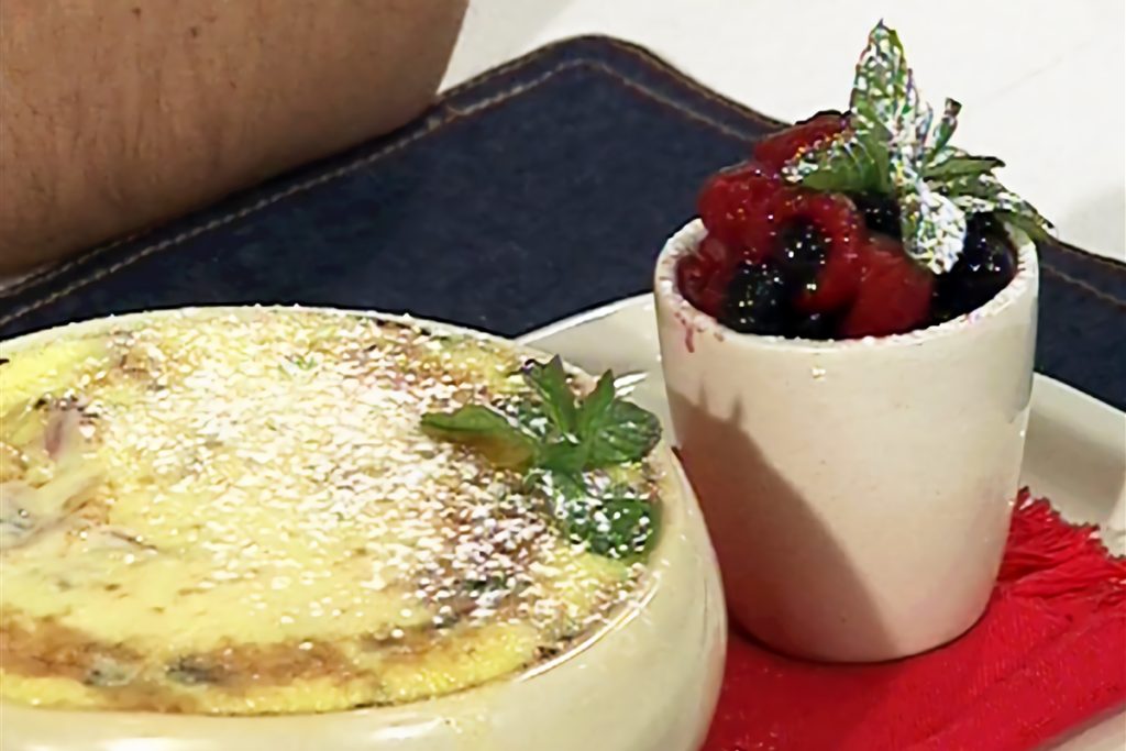 Gratín de frutas con sabayon - El Gourmet