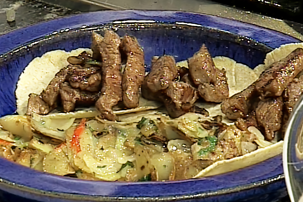 Tacos con tortillas de harina de maíz El Gourmet