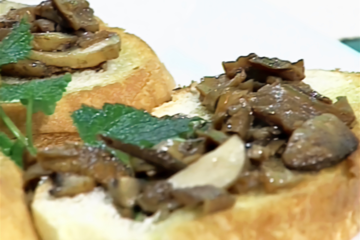 Crostini di funghi - El Gourmet