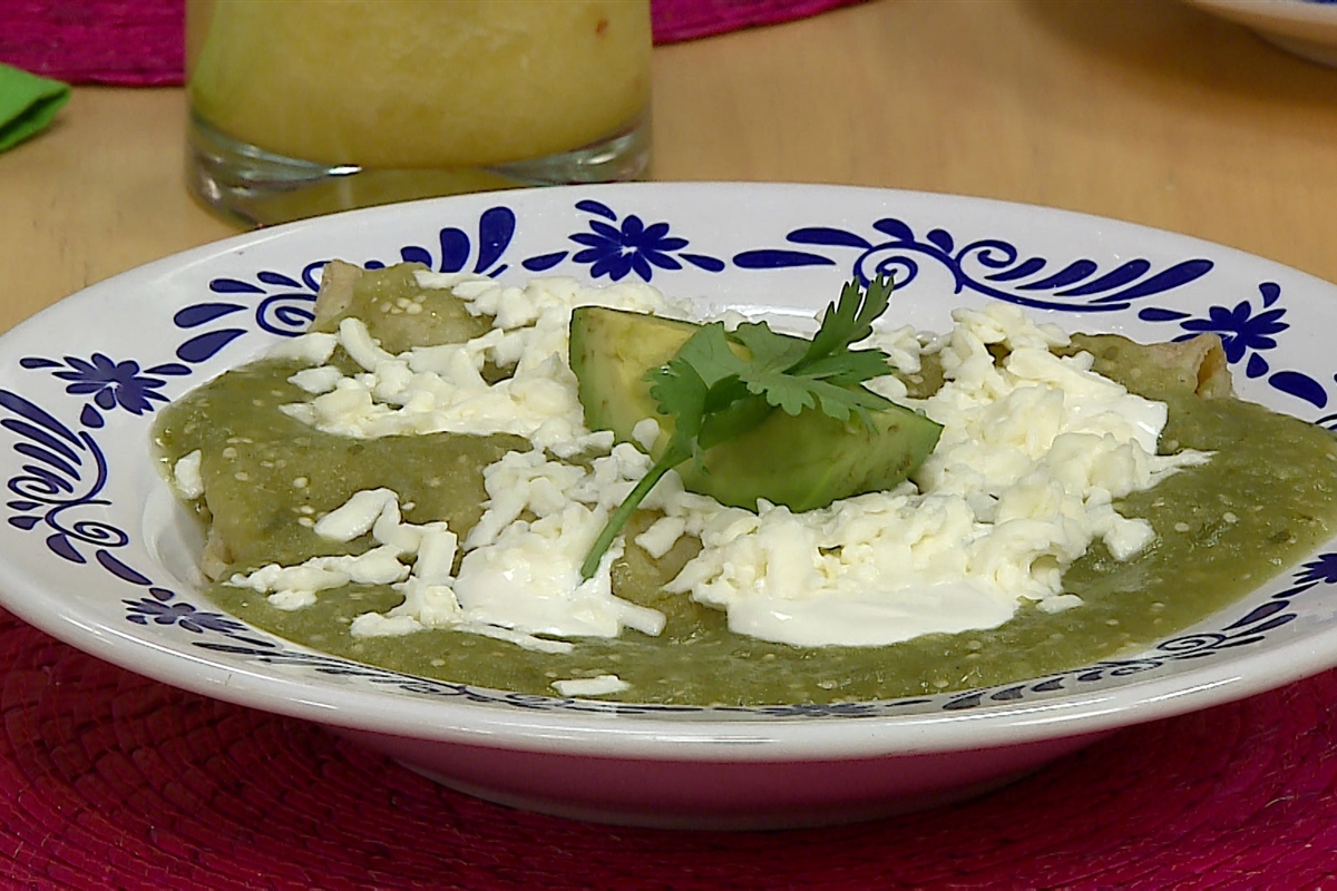 Enchiladas verdes El Gourmet